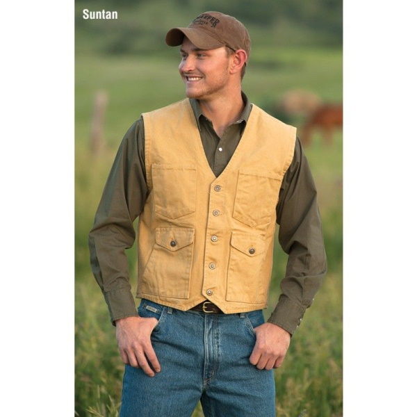 (image for) Schaeffer Outfitters 315 Mesquite Vest (Suntan / XLarge)